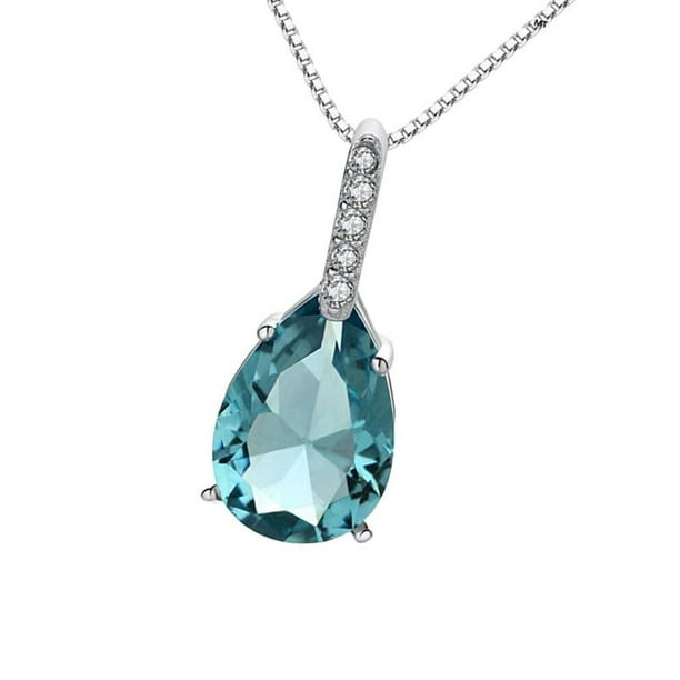 MagiDeal Waterdrop Blue Rhinestone Fashion Jewellery Luxury Glitter Rhinestone Earrings Elegant Ornaments 